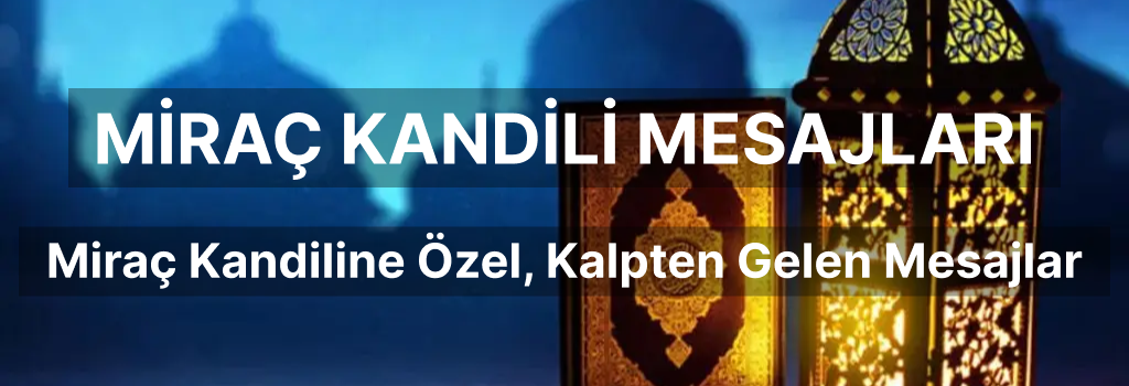 Miraç Kandili Mesajları Görseli