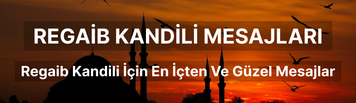 Regaib Kandili Mesajları Görseli