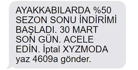 toplu sms nasıl iptal edilir