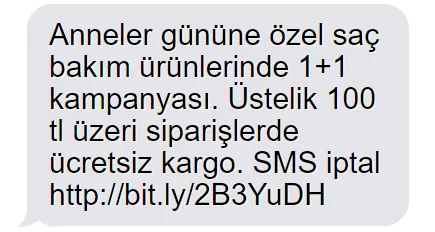 Sms Ret Bildirimi