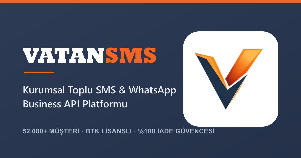 Ä°YS SMS | Ä°leti YÃ¶netim Sistemi & Ticari SMS Ä°zni | VatanSMS